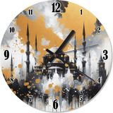 Ekart Soyut Cami Tasarım Duvar Saati