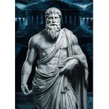 Ekart Zeus Heykeli Model Mdf tablo 50 cm x 70 cm