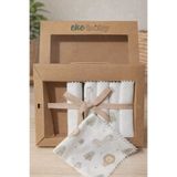 Ekebaby %100 COTON 6 LI BEBEK AĞIZ SİLME MENDİLİ