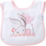 Ekebaby Desenli Baskılı Mama Önlüğü 11942 - Kahve - Yenidoğan