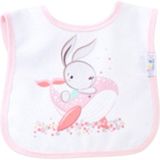 Ekebaby Desenli Baskılı Mama Önlüğü 11942 - Pembe - Yenidoğan