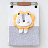 Ekebaby Lion Lüx Penye Bebek Battaniyesi 85x90 Cm Gri