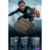 Eken H9R H9 W9 Yedek Batarya PG1050 1050 Mah 3.885WH Pil Aksiyon Kamerası Uyumlu Yedek Pil