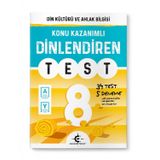 Eker Test Yayınları 8 Sınıf Din Kültürü Dinlendiren Defter Eker Test Y