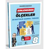 Eker Test Yayınları 8. Sınıf Dinlendiren Ölçekler 36 Hafta LGS Hazırlık Kitabı