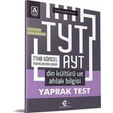 Eker Test Yayınları TYT – AYT Din Kültürü ve Ahlak Bilgisi Yaprak Test