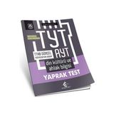 Eker Test Yayınları Tyt Ayt Din Kültürü Ve Ahlak Bilgisi Yaprak