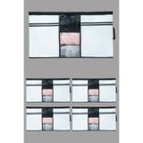 Ekici home textile 5 Adet - Pencereli Yastık-yorgan Hurcu 75 X 40 X 40 Cm