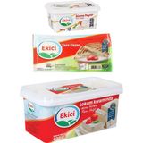 Ekici Tam Yağlı Beyaz Peynir 800GR + Taze Kaşar 600 gr + Süzme Peynir 400 gr - 800 gr