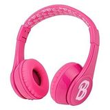 eKids Barbie Bluetooth Kulaklık, Mikrofonlu Pembe Kablosuz Kulaklık, Aux Kablosu, Okul, Ev veya Seyahat için Katlanabilir Çocuk Kulaklıkları