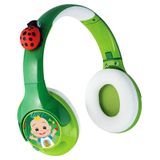 eKids Cocomelon çocuklar için Bluetooth kulaklık, şarj edilebilir pil ve USB-C şarj kablosu dahil kablosuz kulaklık