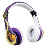 eKids Disney Wish Çocuklar için Bluetooth Kulaklık, Mikrofonlu Kablosuz Kulaklık, Aux Kablosu Dahil, Okul, Ev veya Seyahat için Katlanabilir Çocuk Kulaklığı