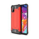 Ekılıf - Samsung Galaxy M31s Uyumlu - Kılıf Çift Katman Zırh Tank Crash Military Kapak - Kırmızı