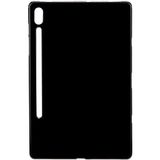 ekılıf - Samsung Galaxy Tab S6 T860 - Tablet Kılıfı Süper Silikon Kapak - Siyah - T10217