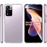 Ekılıf - Xiaomi Redmi Note 11 Pro Plus 5g Uyumlu Kılıf Şeffaf Soft Slim Fitt Süper Silikon Kapak - Şeffaf