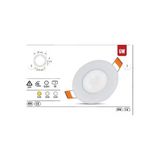 Ekim Aydınlatma Alp 1006 6W Yuvarlak Sıva Altı LED Panel – Beyaz KASA-3000K Gün Işığı