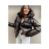 Ekim Store Oversize Şişme Deri Mont