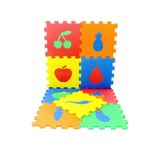 EKİM TOYS 9 Parça Büyük Boy MEYVE DESENLİ ı Eva Oyun Karosu Yer Matı Puzzle Yapboz