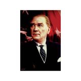 Ekin Bayrakçılık Atatürk Resmi Raşel Kumaş 300X450cm. - 300x450 cm
