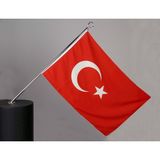 Ekin Bayrakçılık Bina Dış Cephe Bayrak Direği-Uzun (155cm.) - 155 cm