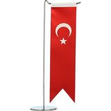 Ekin Bayrakçılık Türk Bayrağı Tekli Masa Takımı (Kırlangıç)