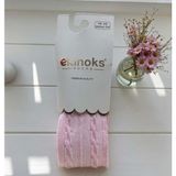 Ekinoks Örgü Desenli Dikişsiz Koton Kız Çocuk Külotlu Çorap - RYZEÇ010 - Pembe - 3 - 4 Yaş Pembe