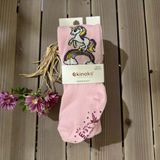 Ekinoks Unıcorn Koton Dikişsiz Kaymaz Tabanlı Kız Çocuk Külotlu Çorap - RYZEÇ004 - Pembe - 1 - 2 Yaş Pembe - 1 - 2 Yaş