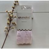 Ekinoks Zincir Desenli Dikişsiz Koton Kız Çocuk Külotlu Çorap - RYZEÇ009 - Açık Pembe - 3 - 4 Yaş Açık Pembe