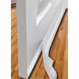 Ekip Metal Kapı Altı Rüzgar Önleyici Sünger Rüzgarlık 90 cm Uzunluk Beyaz 2li