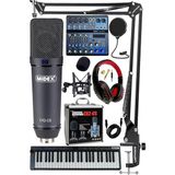 Ekipmanları Midi Live Paket-5 Ses Kartlı Mikser Midi Klavye Cx2 Mikrofon Kulaklık