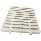 Ekleme Havuz Izgarası - 20 adet 18x100CM Beyaz Duş Drenaj Kapak Şeritleri Yüzme Havuzları, Açık Drenaj, Kanalizasyon Izgarası ve Su Geçirmez Çözümler için