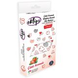 Eklips Çilek Aromalı Kalp Baskılı 10'lu Yetişkin Yüz Maskesi