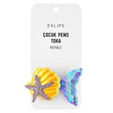 Eklips İstiridye Balık Kuyruğu Çocuk Pens Toka 10