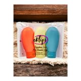 eklips Seyahat Seti 3'lü Renkli Şişe Travel Set