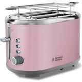 Ekmek Kızartma Makinesi Bubble Pembe, 2 Ekstra Geniş Tost Yuvası, Sandviç Eki, 6 Ayarlanabilir K - Çok Renkli