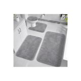 EKN BEĞENDİ HOME Kaymaz Taban Yıkanabilir Peluş Post 4’lü Banyo Halı Paspası 60x100 Cm 50x80 Cm