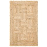 Eko Halı ECHO ECH 06 NATURAL XW El Dokuma Naturel Jüt Hasır Halı, 80 x 150