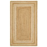 Eko Halı ECHO XW El Dokuma Naturel Jüt Hasır Halı ECH 10 NATURAL WHITE