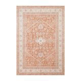 Eko Halı Elista Vintage Els201 Terra Vintage Tasarımlı Yumuşak Bukle Dokuma Kaymaz Tabanlı Yıkanabilir Modern Halı