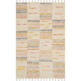 Eko Halı Holi Kilim HL12 Multy Pamuk ile Üretilen Etnik Desenli Çok Renkli Dokuma Kilim - 80 x 300 cm