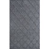 EKO HALI JADE DIAMOND ANTRASIT Naturel Kazak Örgü Desenli El Dokuma Örgü Halı (200 x 300)
