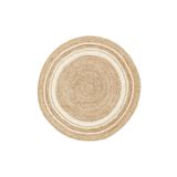 Eko Halı Jüt & Örgü Halılar Ech01r Natural White El Dokuma Hasır Halı Kilim