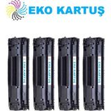 Eko Kartuş Canon CRG-725 MF3012 Uyumlu 4’lü Paket Muadil Toner