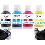 Eko Kartuş canon Gı-46 Muadil Mürekkep 4 Renk - Renkli