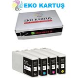 Eko Kartuş Epson 79XL/ (T7901-T7902-T7903-T7904) /7911-2-3-4/C13T79014010 Set Muadil Kartuş - Renkli