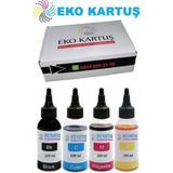 Eko Kartuş Epson Ecotank L210 T664 Set Muadil Mürekkep - Renkli