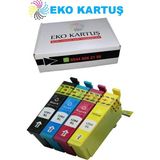 Eko Kartuş Epson Workforce 525 (T1291-T1292-T1293-T1294) Set Muadil Kartuş - Renkli