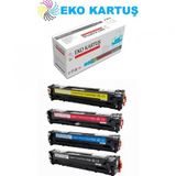 Eko Kartuş Hp CF145A (CB540-CB541-CB542-CB543) Set Muadil Toner