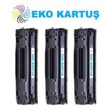 Eko Kartuş Hp CF217A (17A) Ekonomik Avantajlı 3’lü Paket Muadil Siyah Toner M102/M130