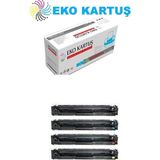 Eko Kartuş Hp (CF500-CF501-CF502-CF503)(202A) Set Muadil Toner